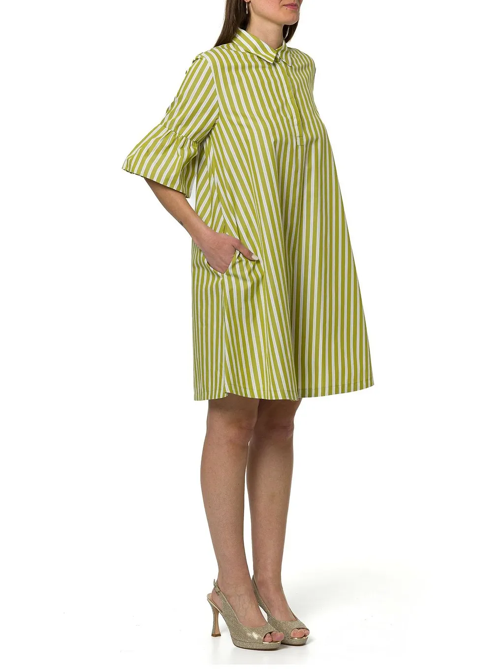 Emme Marella Striped Shirt Dress