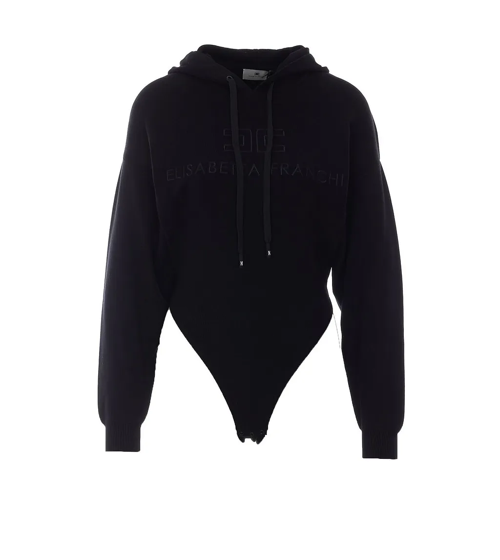 Elisabetta Franchi Hooded Bodysuit