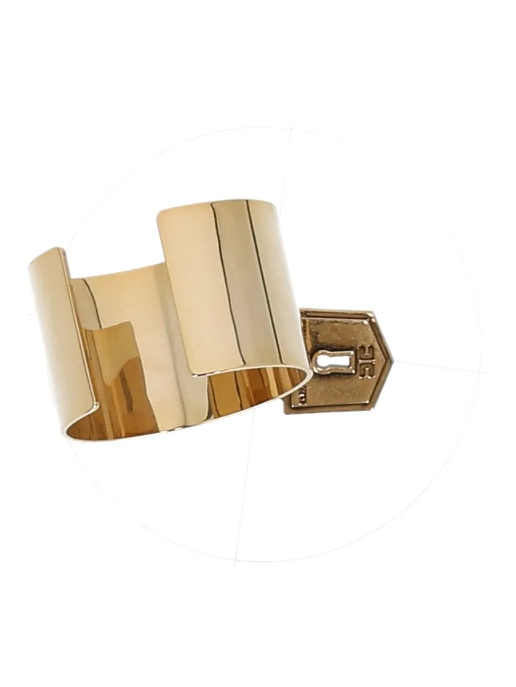 Elisabetta Franchi Rigid Padlock Bracelet