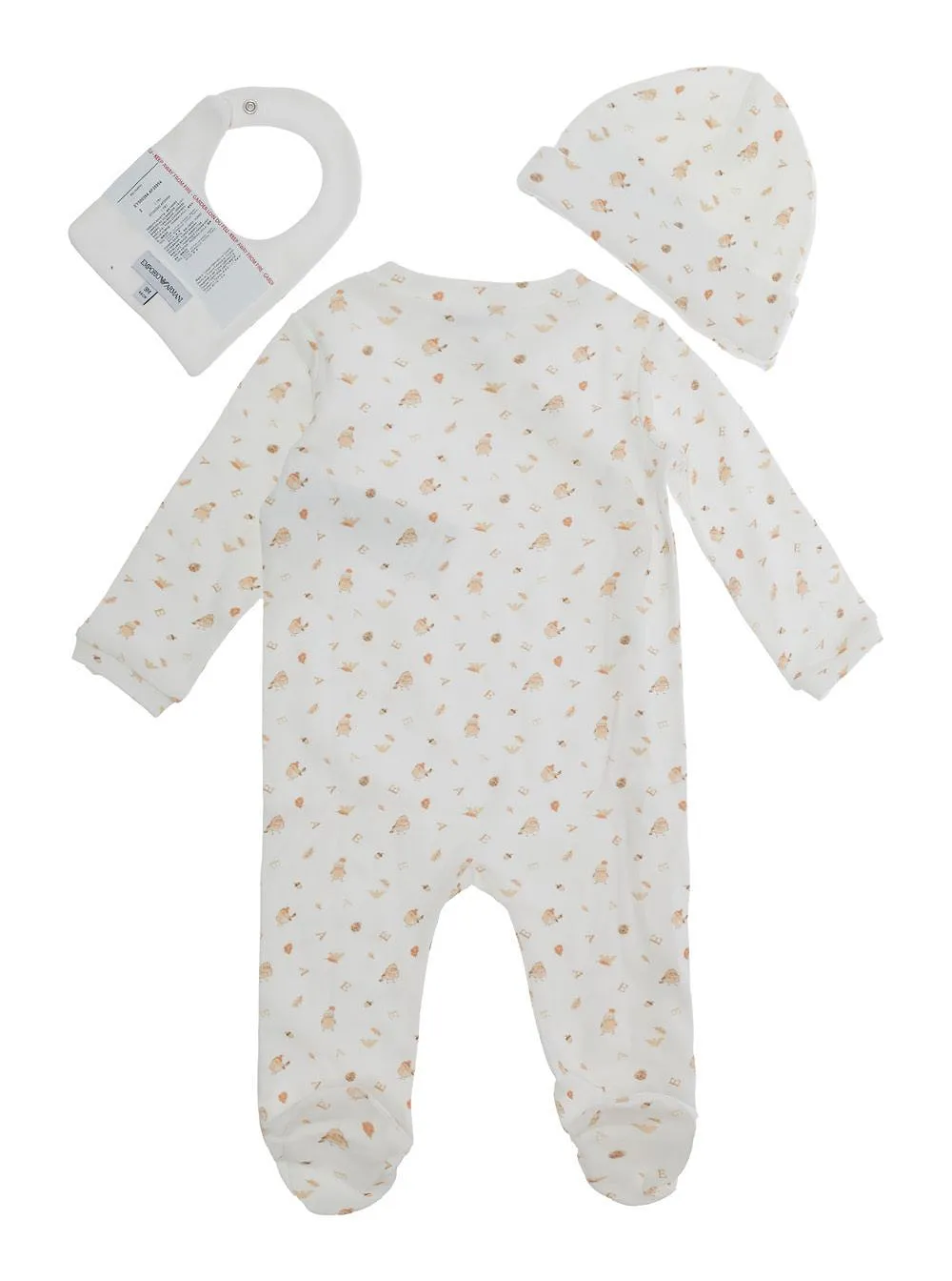 Emporio Armani Kids Logo Print Onesies Set