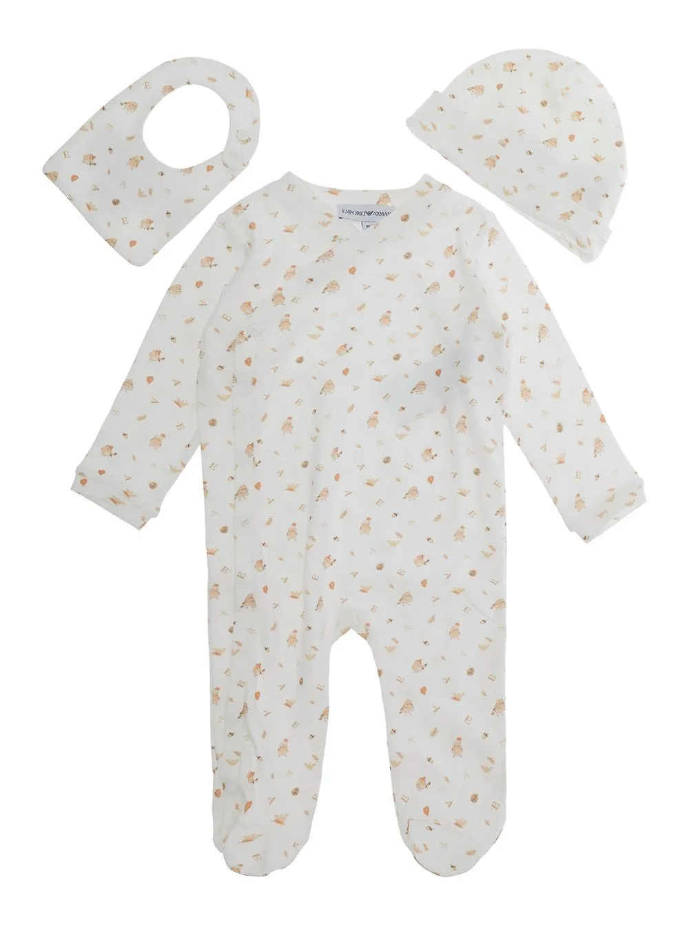 Emporio Armani Kids Logo Print Onesies Set