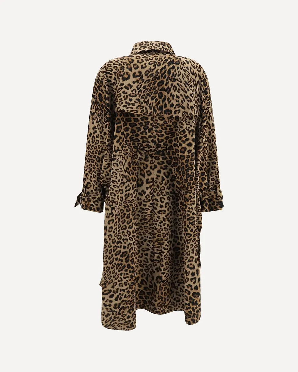 Ella Batwing Sleeve Printed Trench Coat