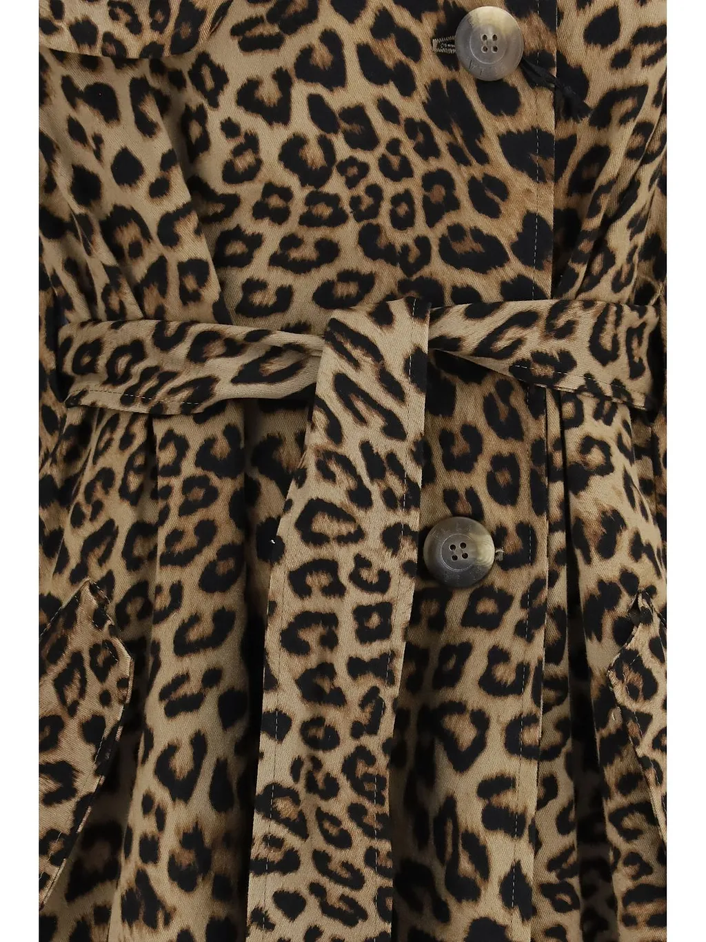 Ella Batwing Sleeve Printed Trench Coat