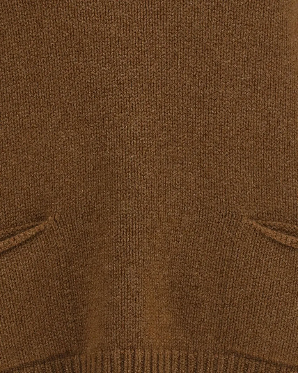 Ella High Neck Patch Pocket Knitted Sweater
