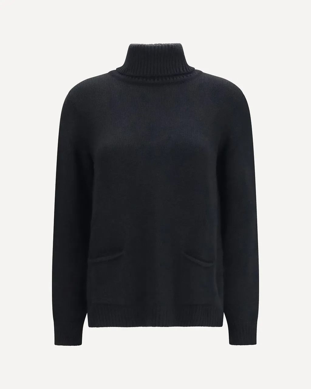Ella Patch Pocket High Neck Sweater