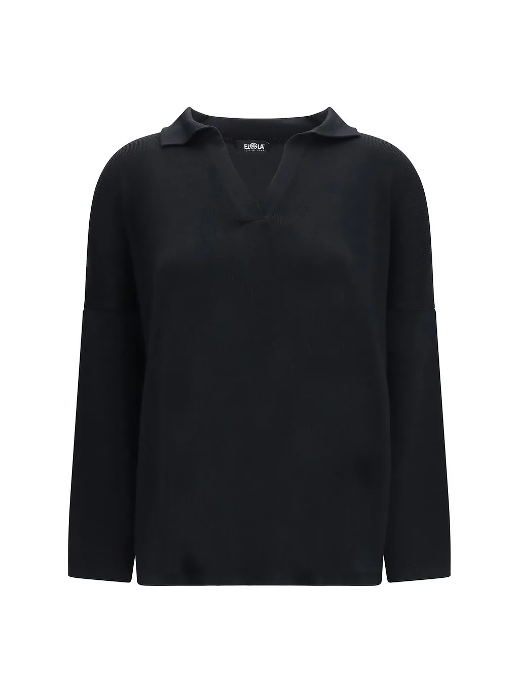 Ella Polo Collar High-Low Sweater