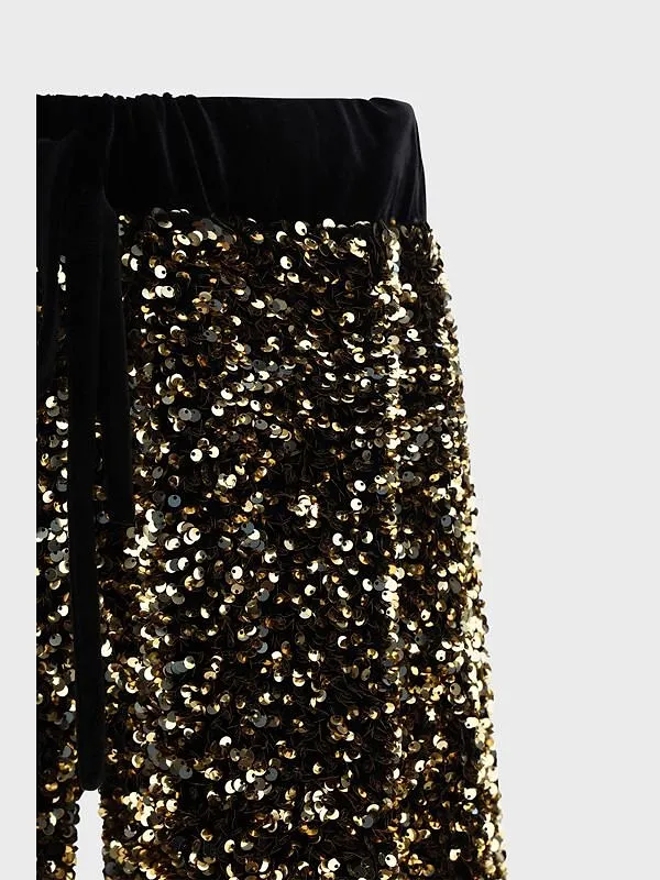 Ella Sequin Palazzo Pants