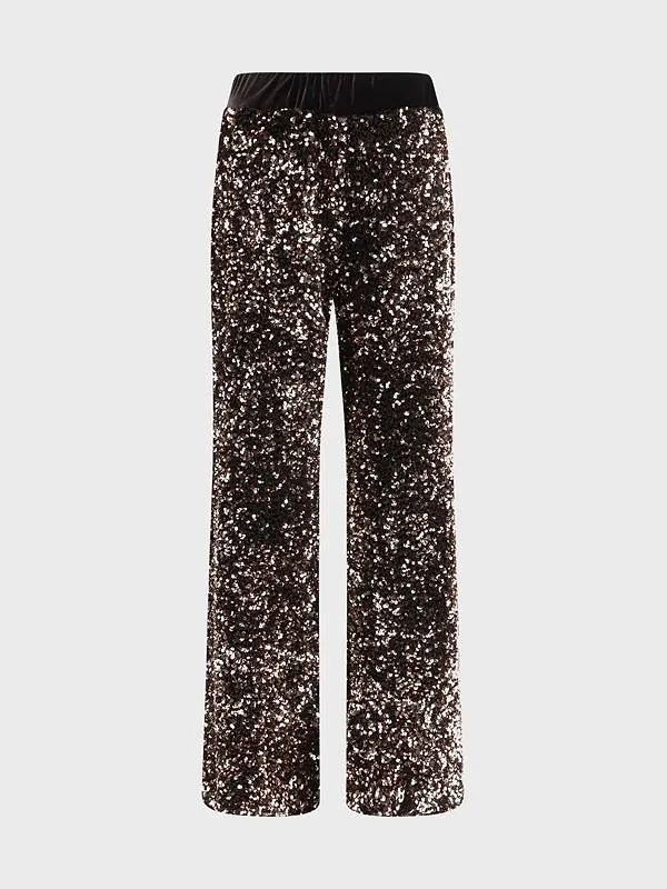 Ella Sequined Palazzo Pants