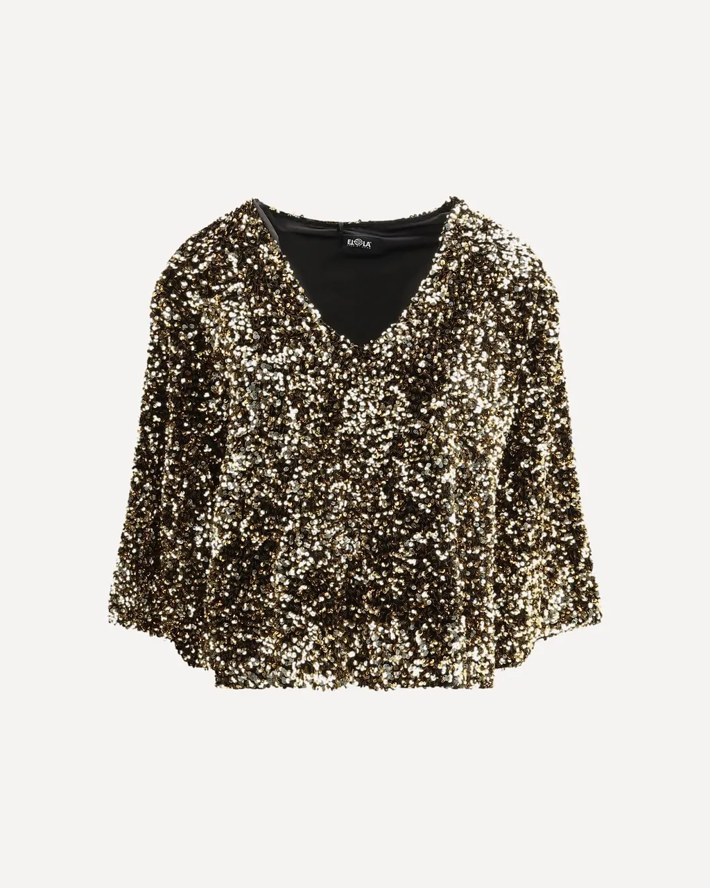 Ella Sequined V-Neck Top