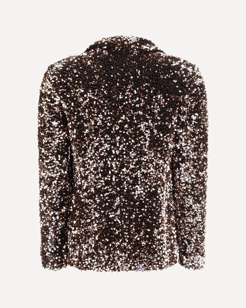 Ella Single-Breasted Sequin Blazer