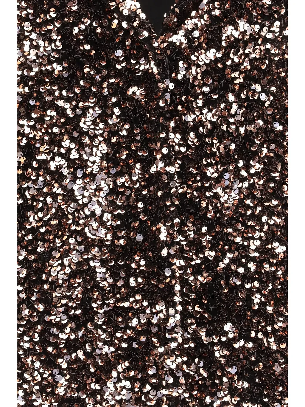 Ella Single-Breasted Sequin Blazer