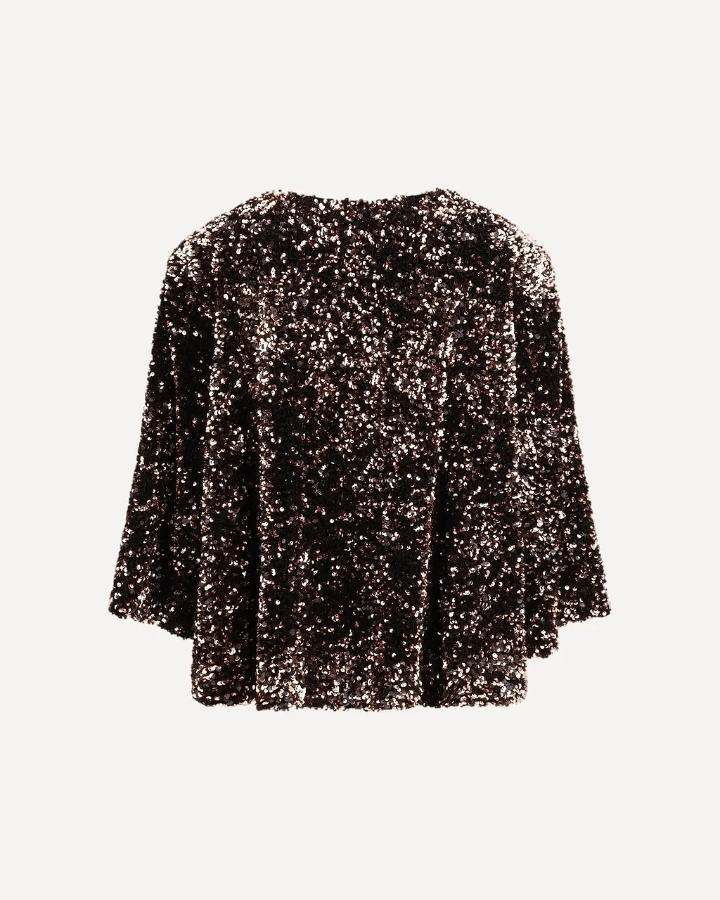 Ella V-Neck Sequined Blouse