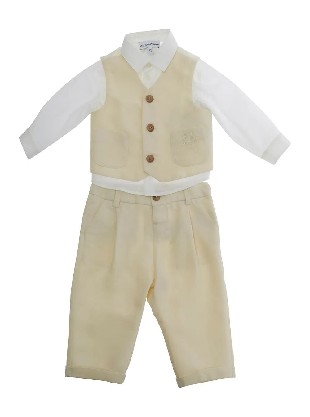 Emporio Armani Kids Logo Three-Piece Suit