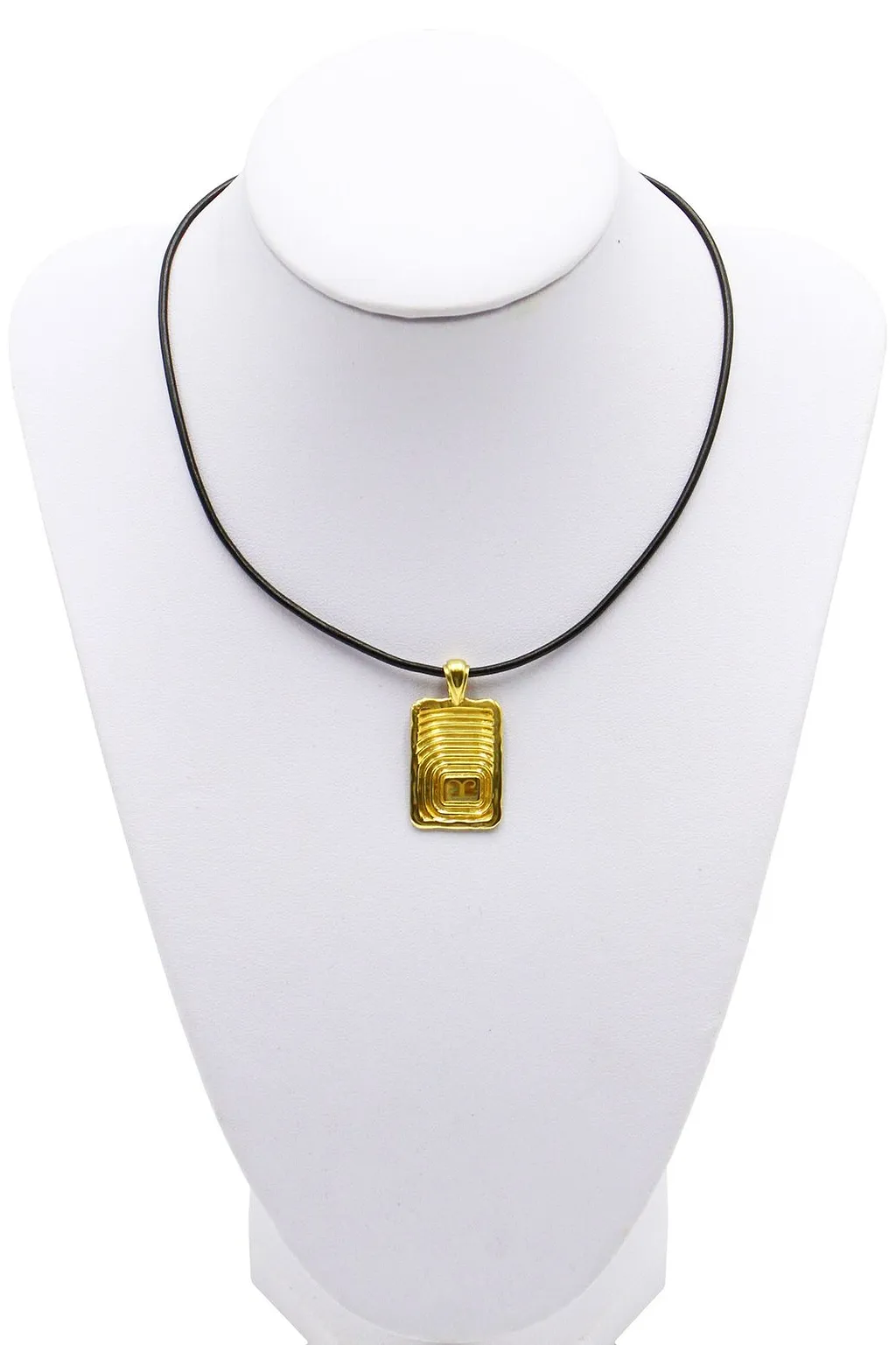Ellery Aries Rectangular Pendant Necklace