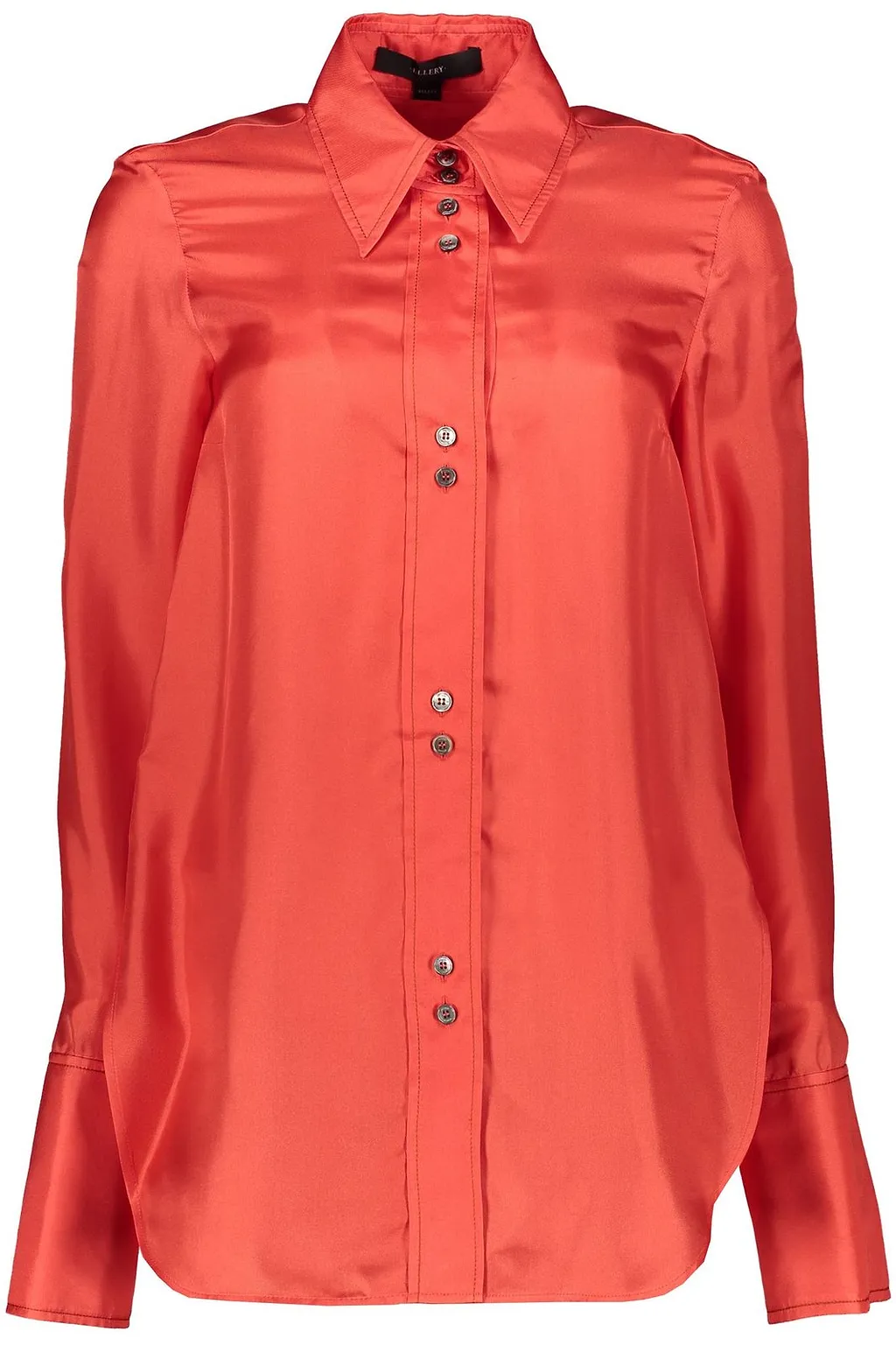 Ellery Button-Up Silk Shirt