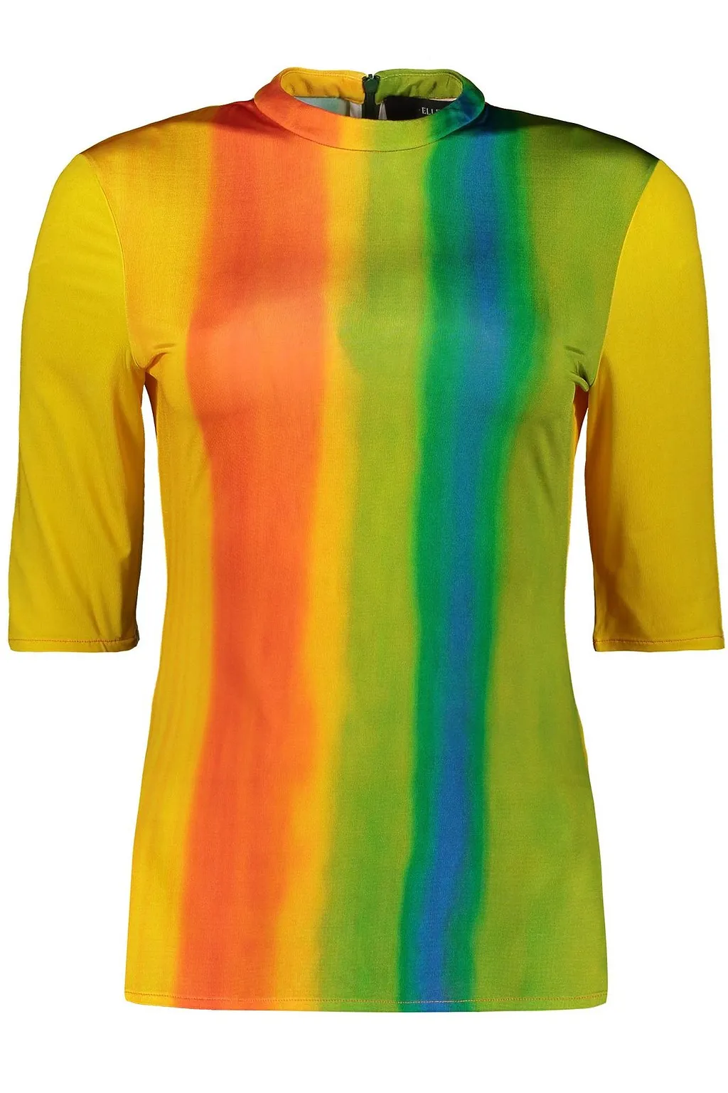 Degradé Print Fitted Top