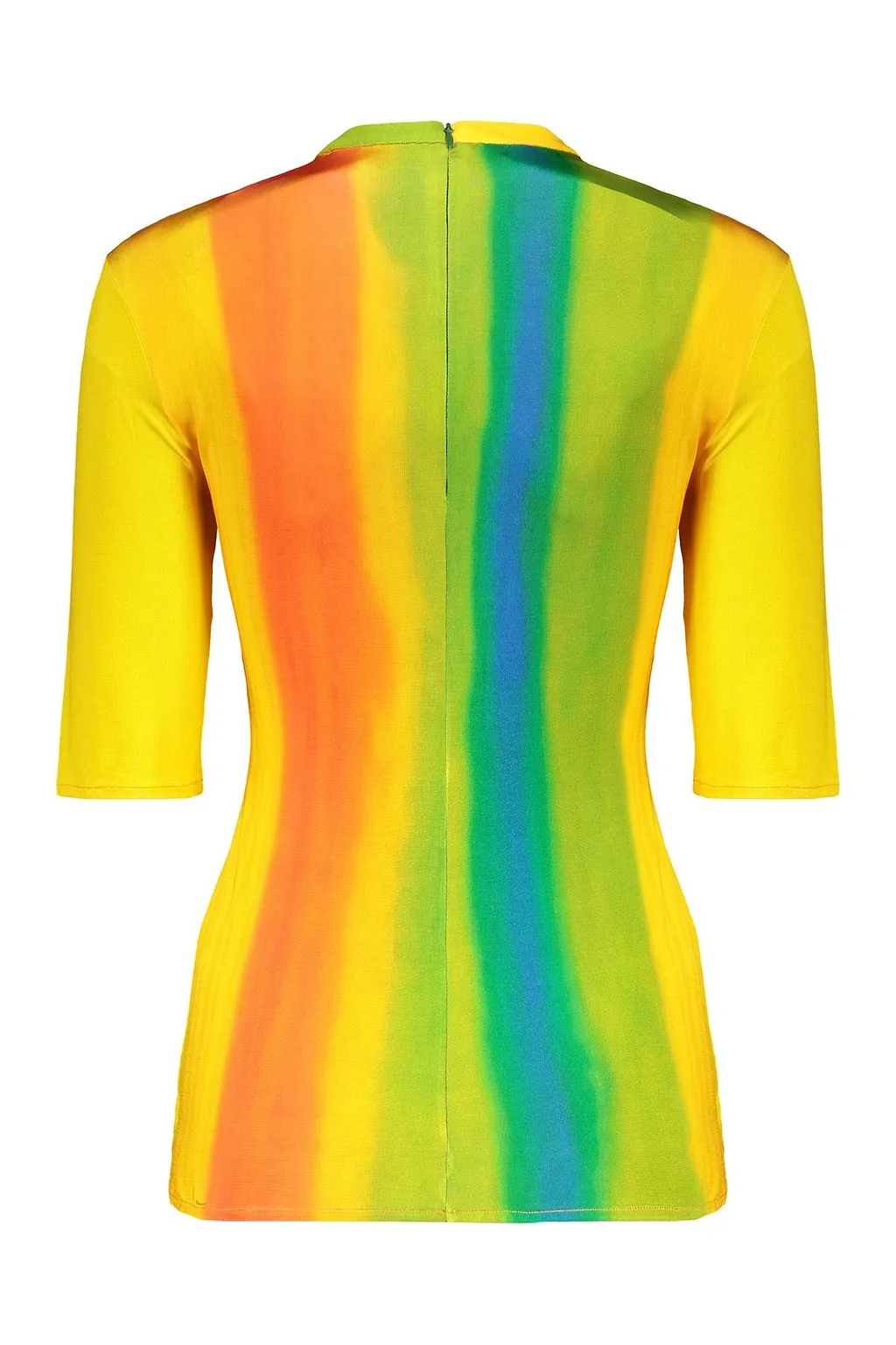 Degradé Print Fitted Top