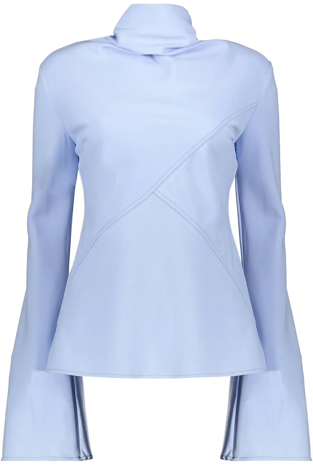 Ellery Draped High-Neck Top