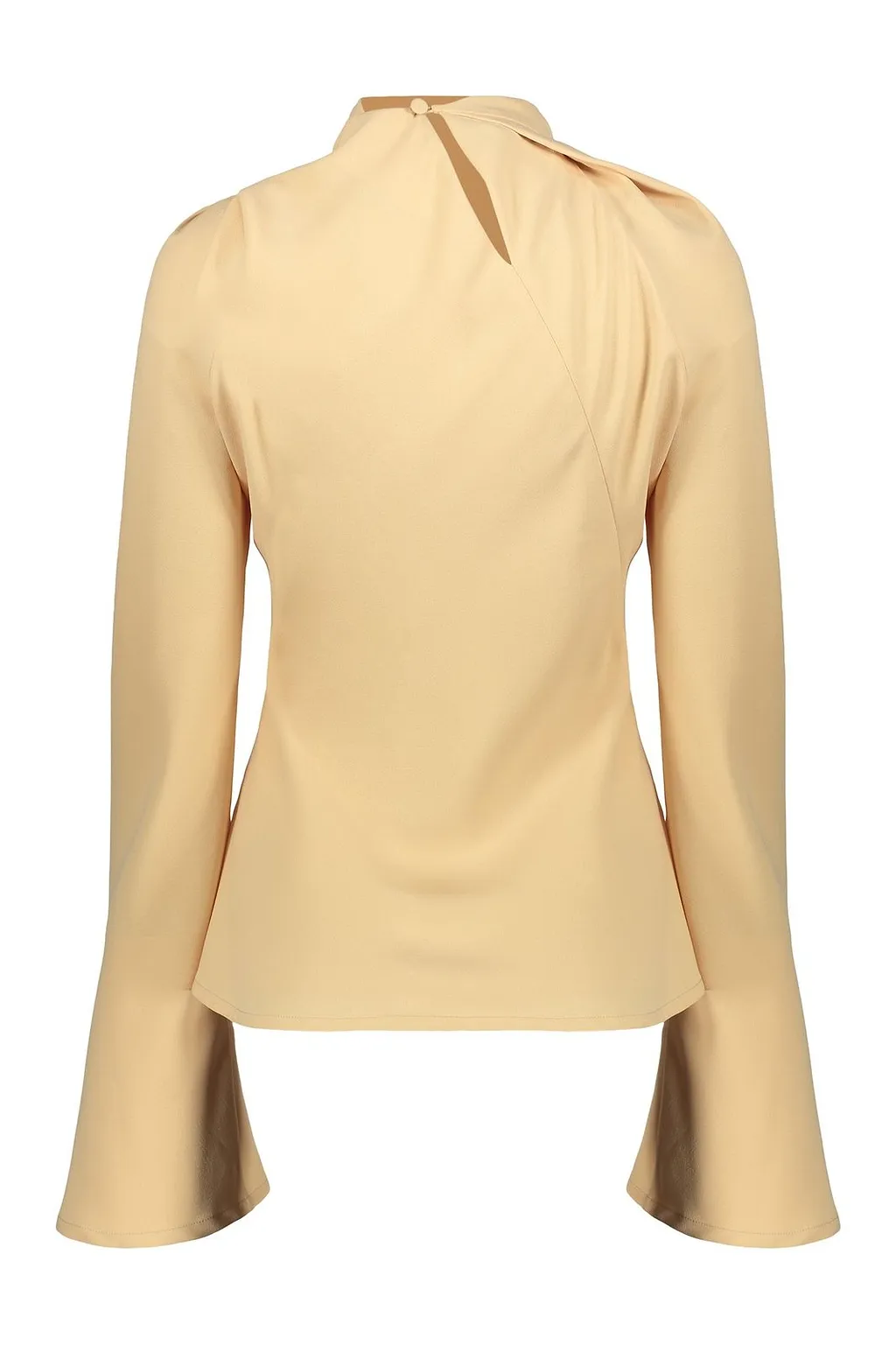 Ellery Draped High-Neck Top