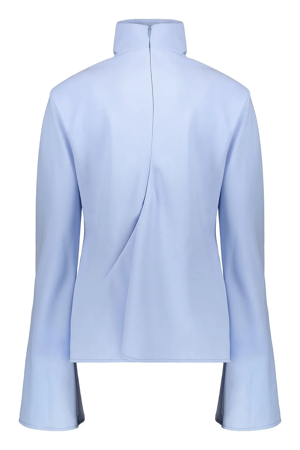 Ellery Draped High-Neck Top