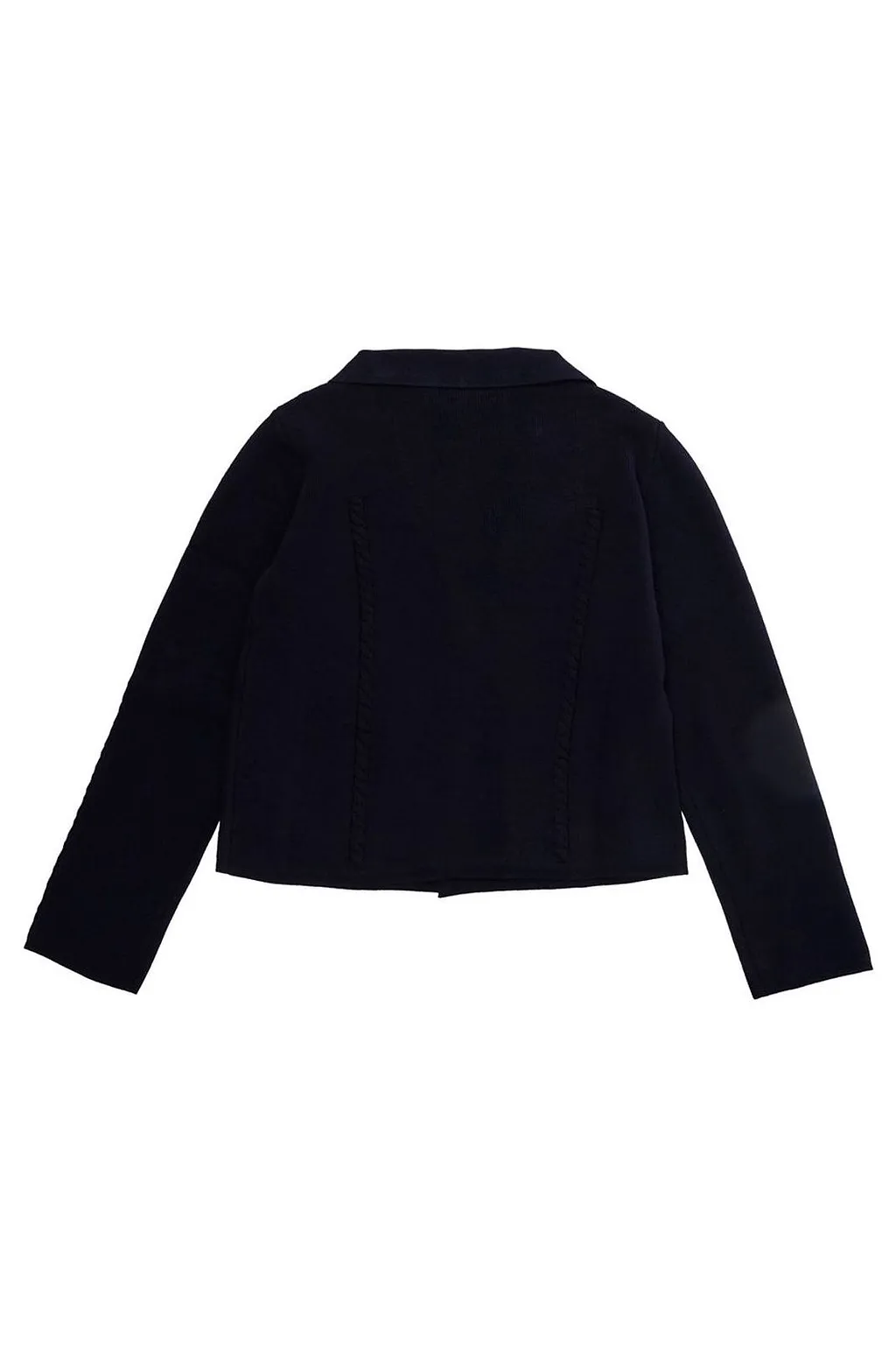 Emporio Armani Kids Single-Breasted Knit Blazer