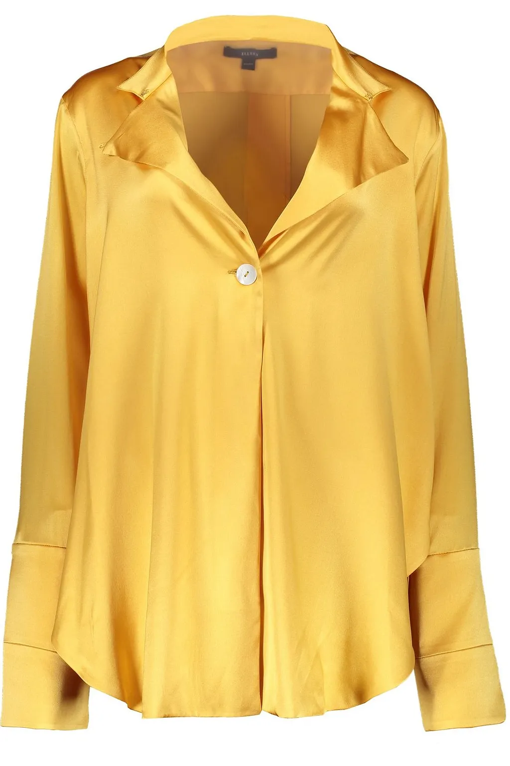 Ellery Draped Long-Sleeve Shirt