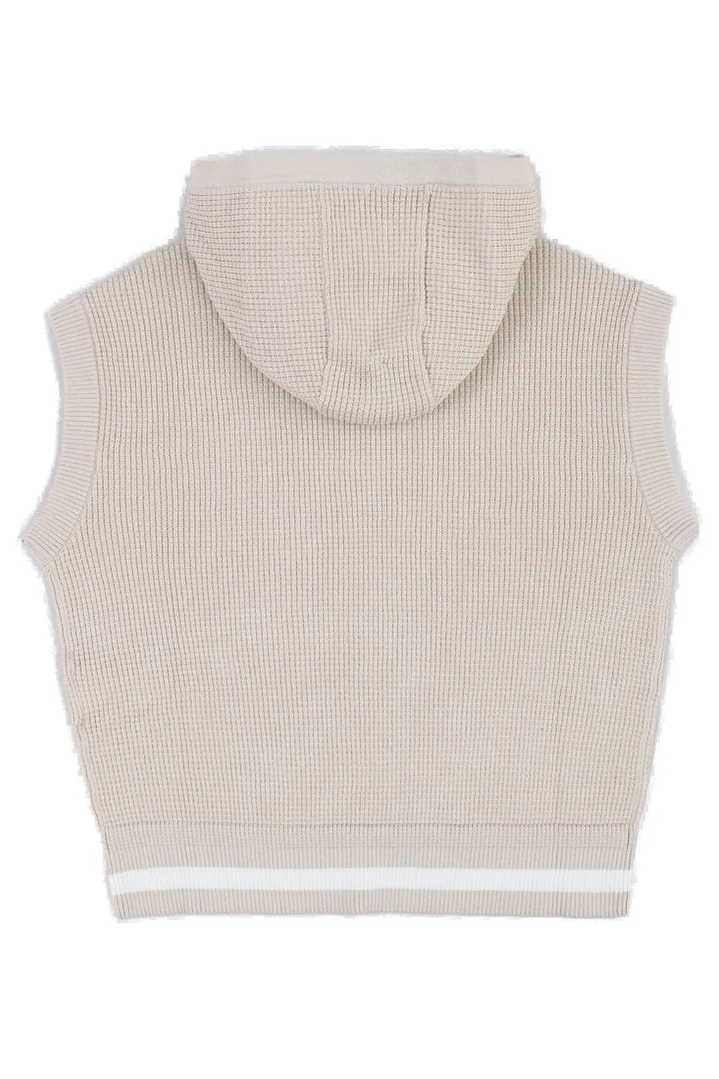 Emporio Armani Kids Sleeveless Knitted Hoodie