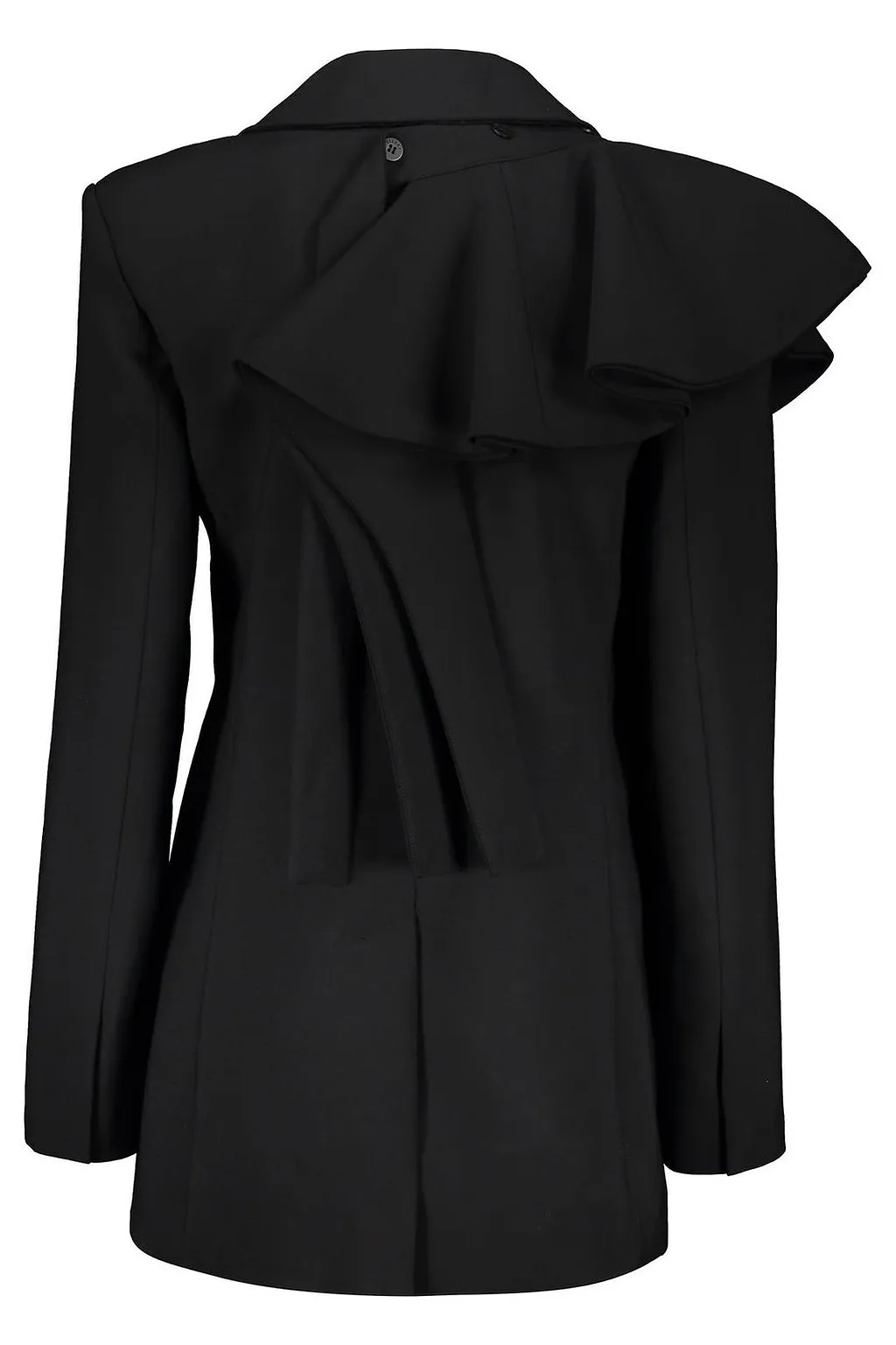 Ellery Ruffled One-Button Blazer