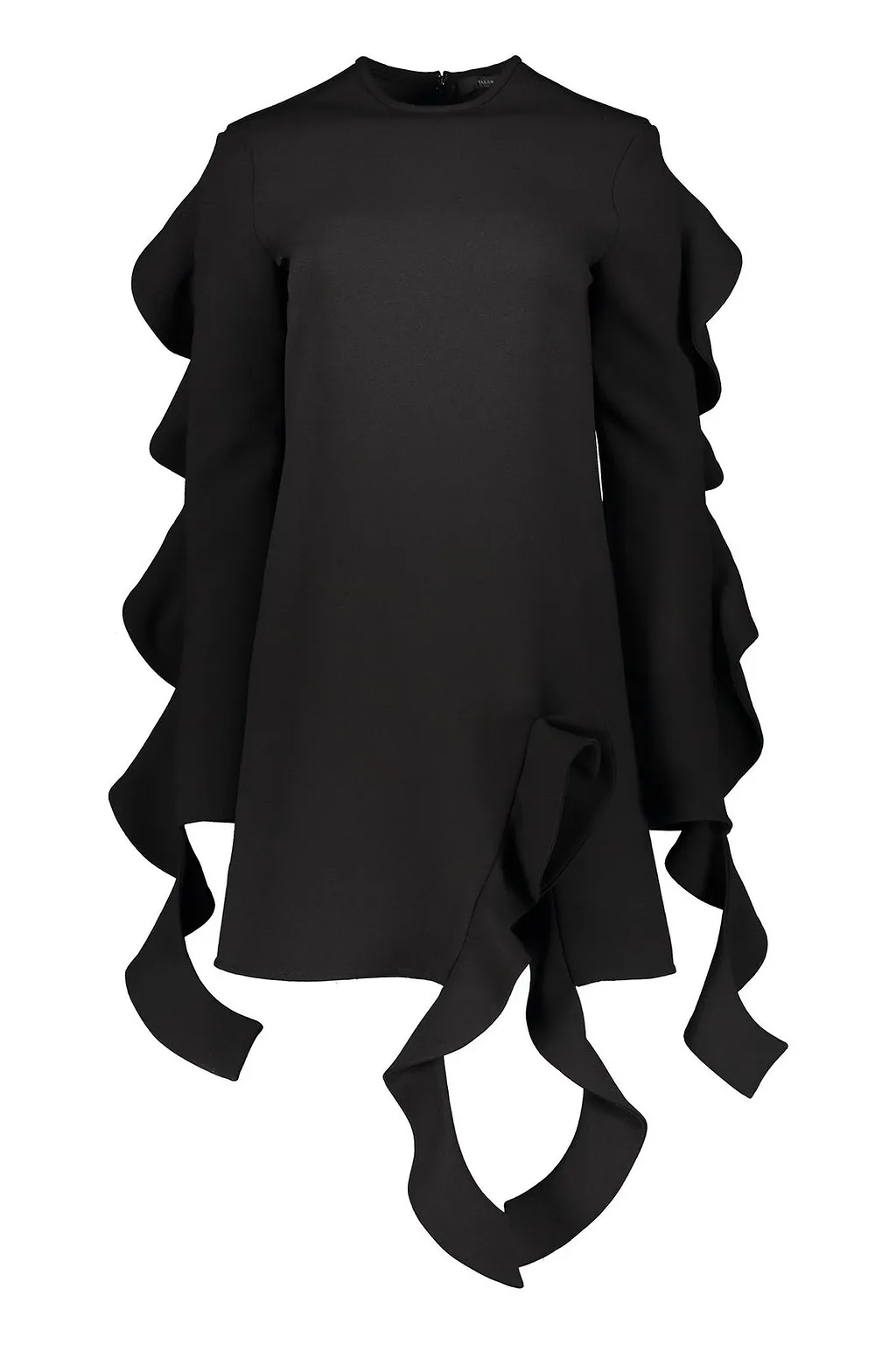 Ellery Ruffled-Sleeve Mini Dress