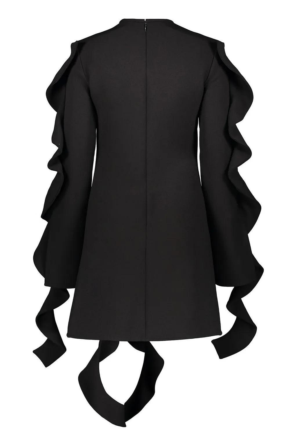 Ellery Ruffled-Sleeve Mini Dress