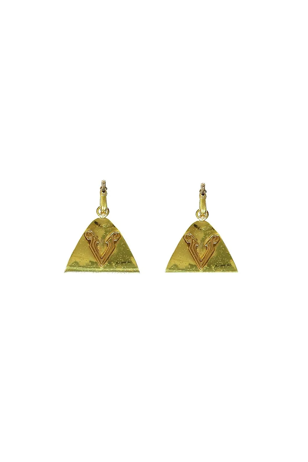 Triangular Drop Earrings