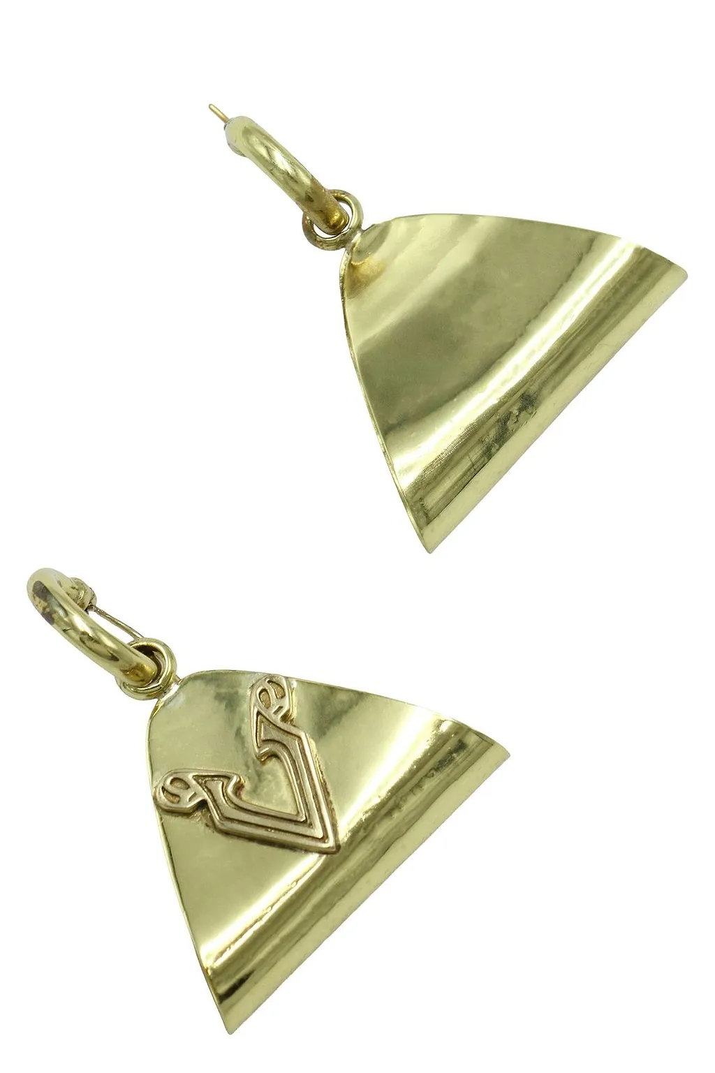 Triangular Drop Earrings