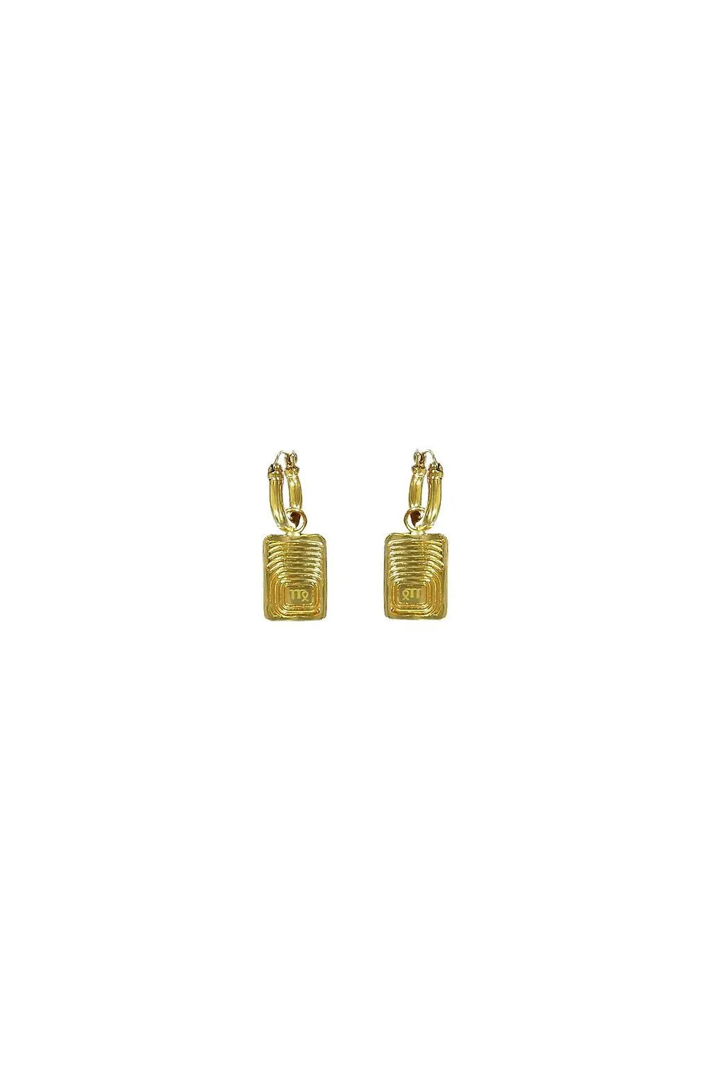 Ellery Virgo Geometric Hoop Earrings