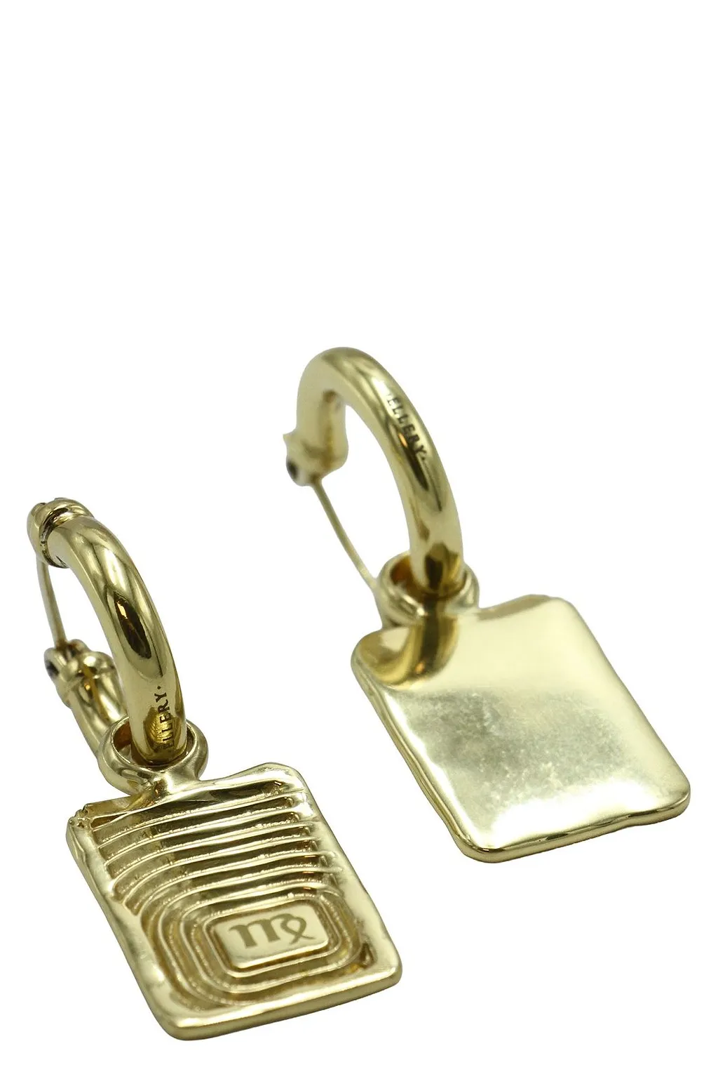 Ellery Virgo Geometric Hoop Earrings