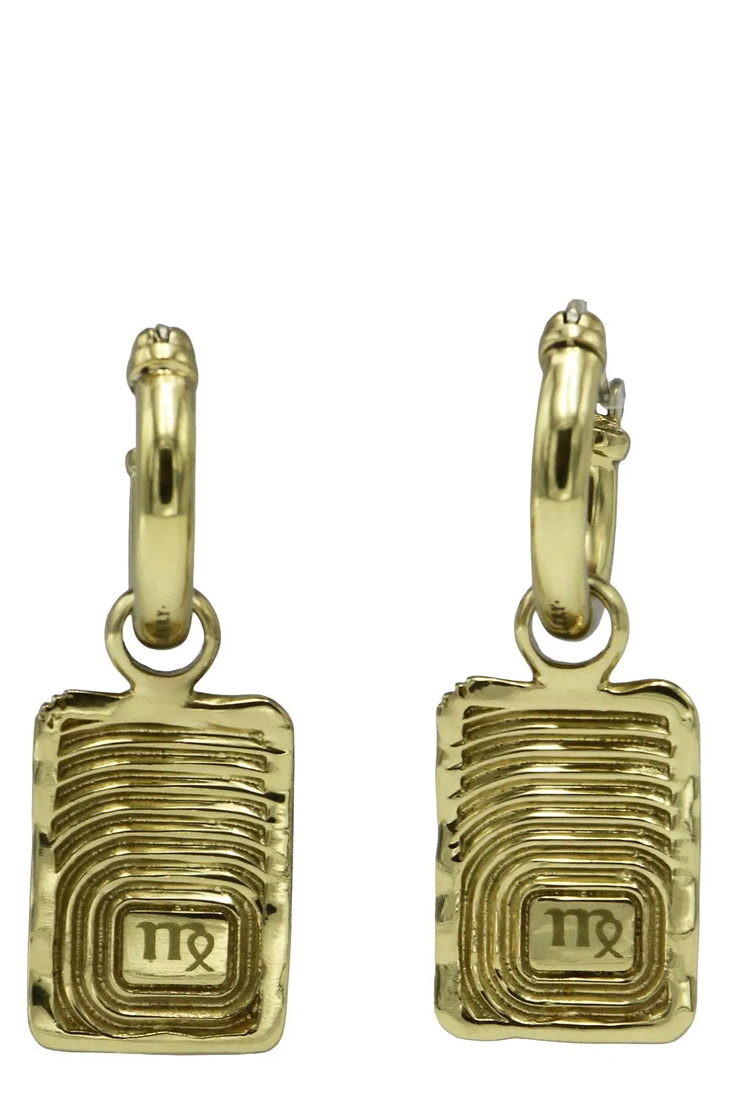 Ellery Virgo Geometric Hoop Earrings