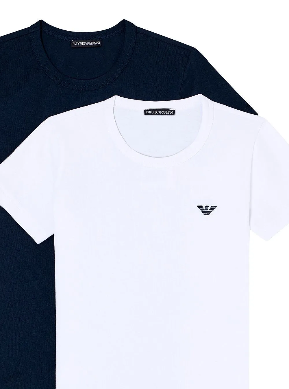 Emporio Armani Kids Logo 2-Pack T-Shirts