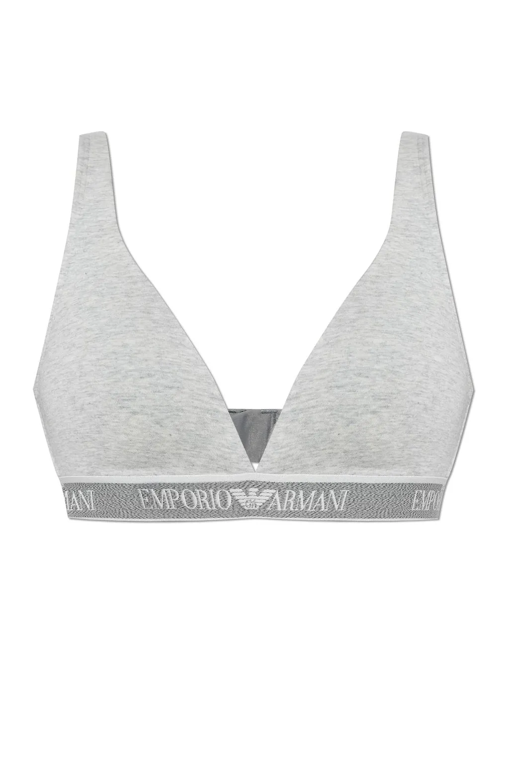 Emporio Armani Logo-Embroidered Bra