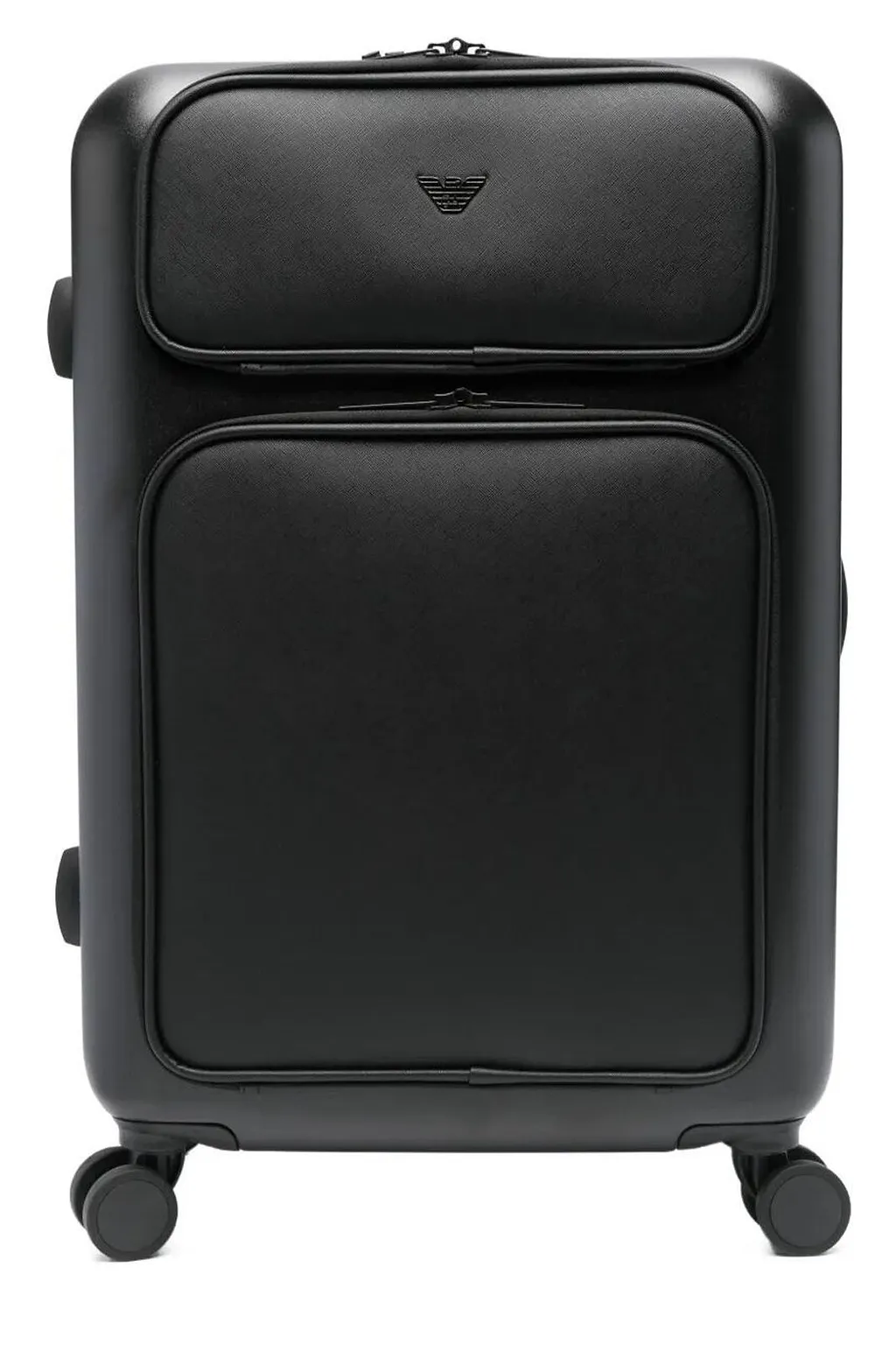 Emporio Armani Logo Embossed Zip-Up Suitcase