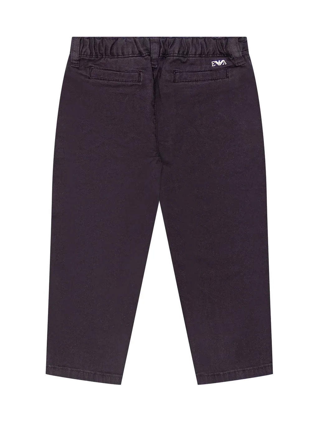 Emporio Armani Kids Logo Plaque Mid-Rise Trousers