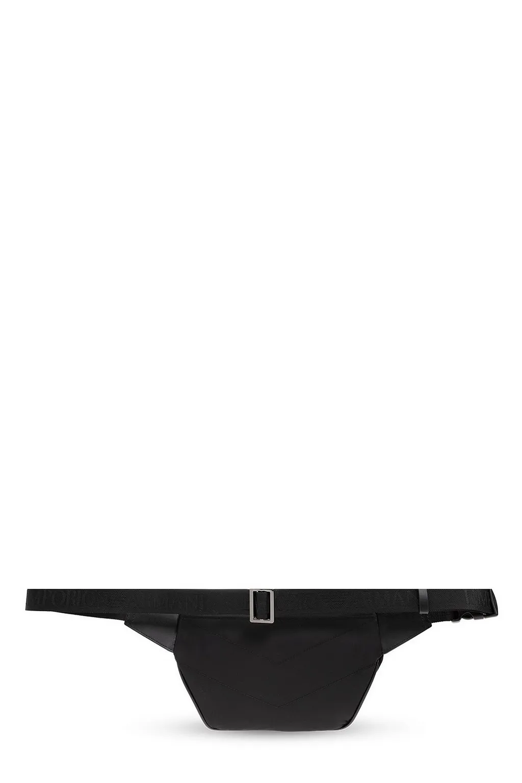 Emporio Armani Logo Plaque Zipped Belt Bag