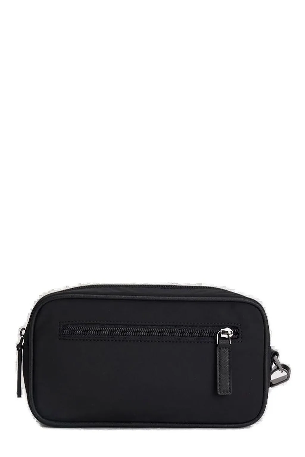 Emporio Armani Logo-Plaque Zipped Wash Bag