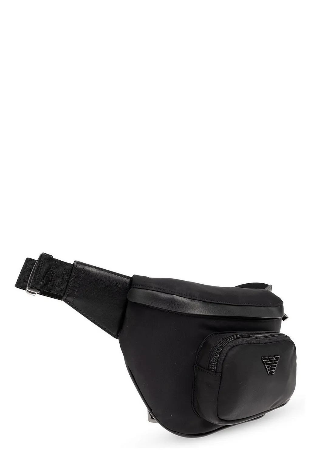 Emporio Armani Logo Plaque Zipped Belt Bag