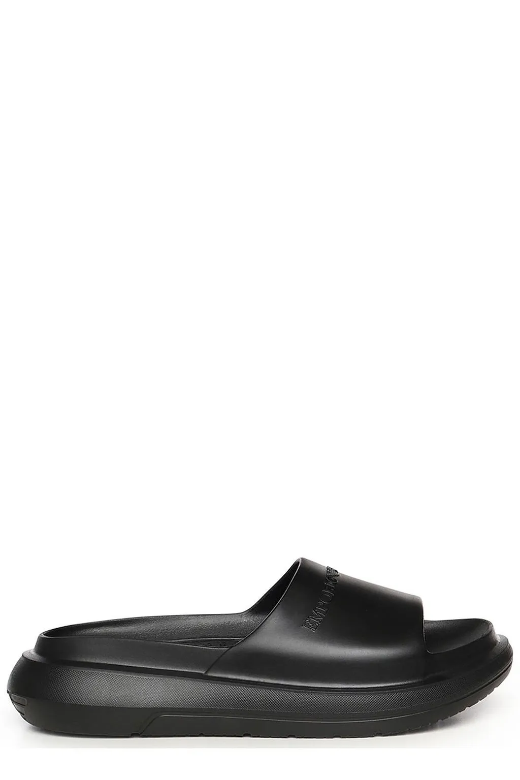 Emporio Armani Logo Slide Sandals