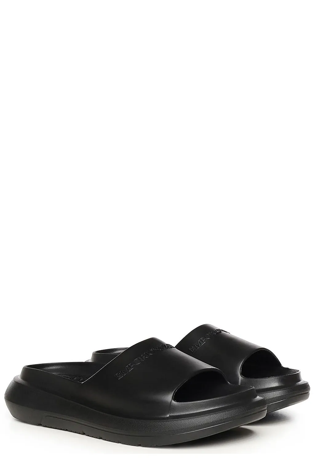 Emporio Armani Logo Slide Sandals