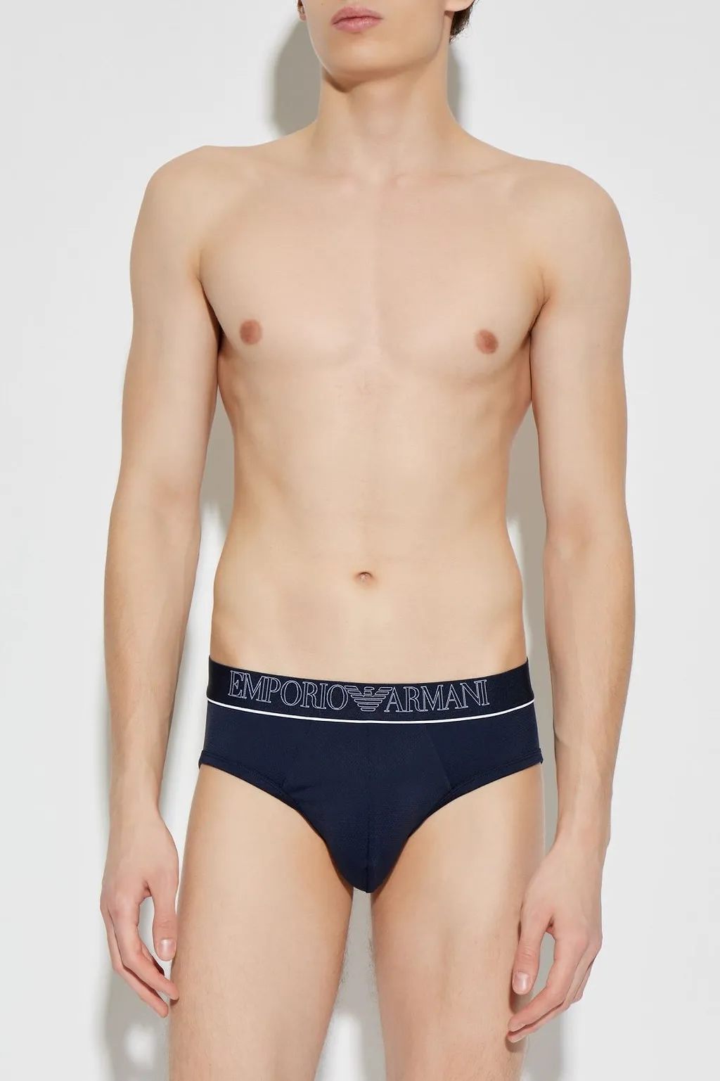 Emporio Armani Logo Waistband Briefs