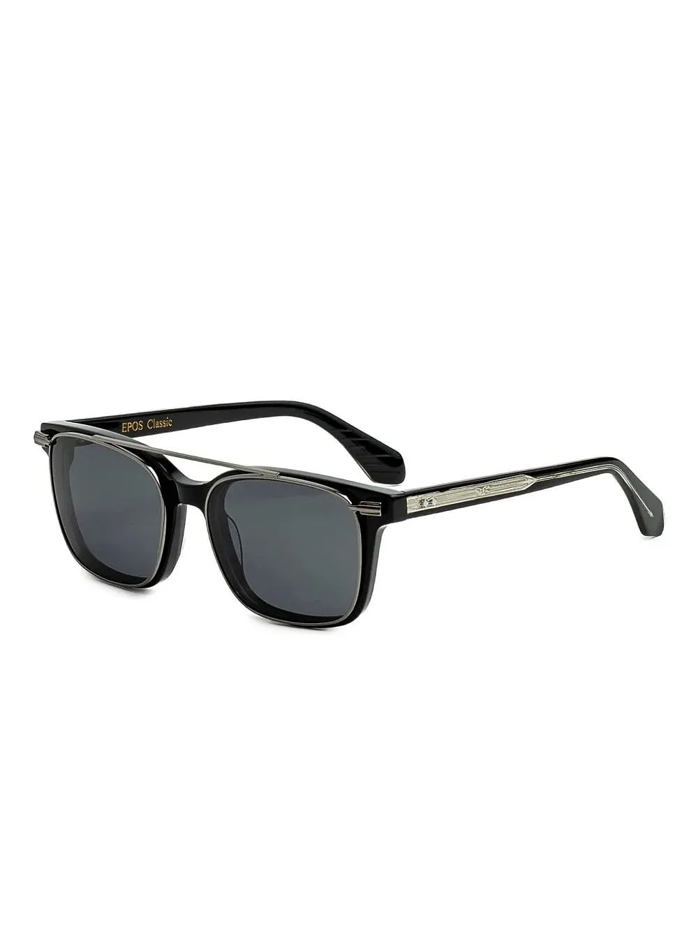 Briggs Square Frame Clip On Sunglasses