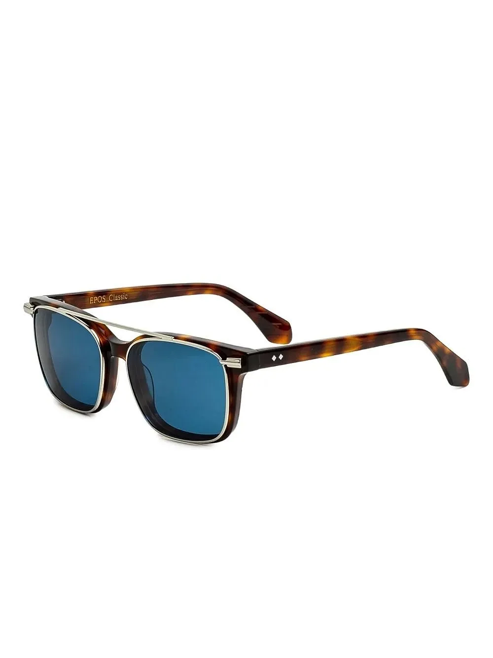 Briggs Square Frame Clip On Sunglasses