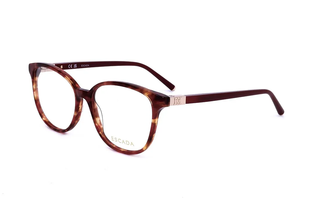 Escada Oval Frame Full Rim Glasses