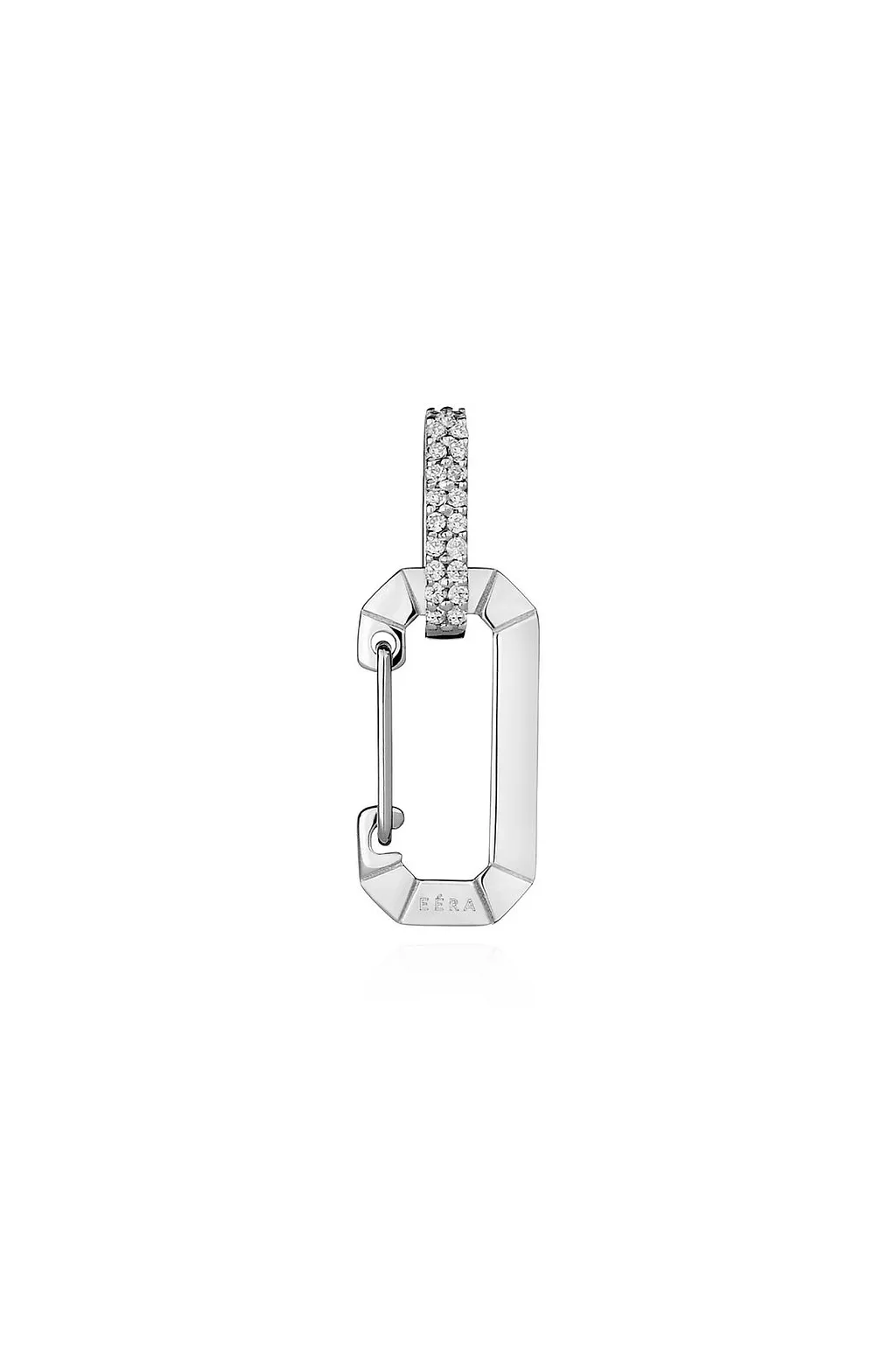Cher Diamond Hoop Earrings