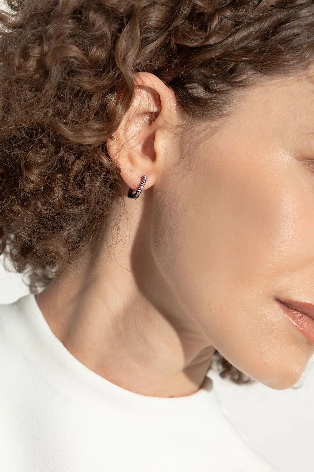 EÉRa Geometric Hoop Earrings